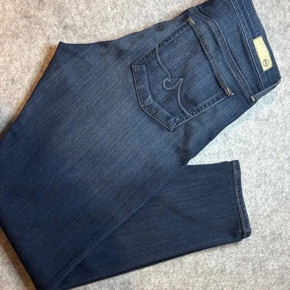 π AG Stevie High-Rise Slim Straight Ankle Jeans Size 31R π - Picture 4 of 13
